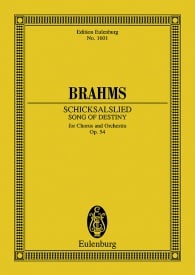 Brahms: Song of Destiny Opus 54 (Study Score) published by Eulenburg